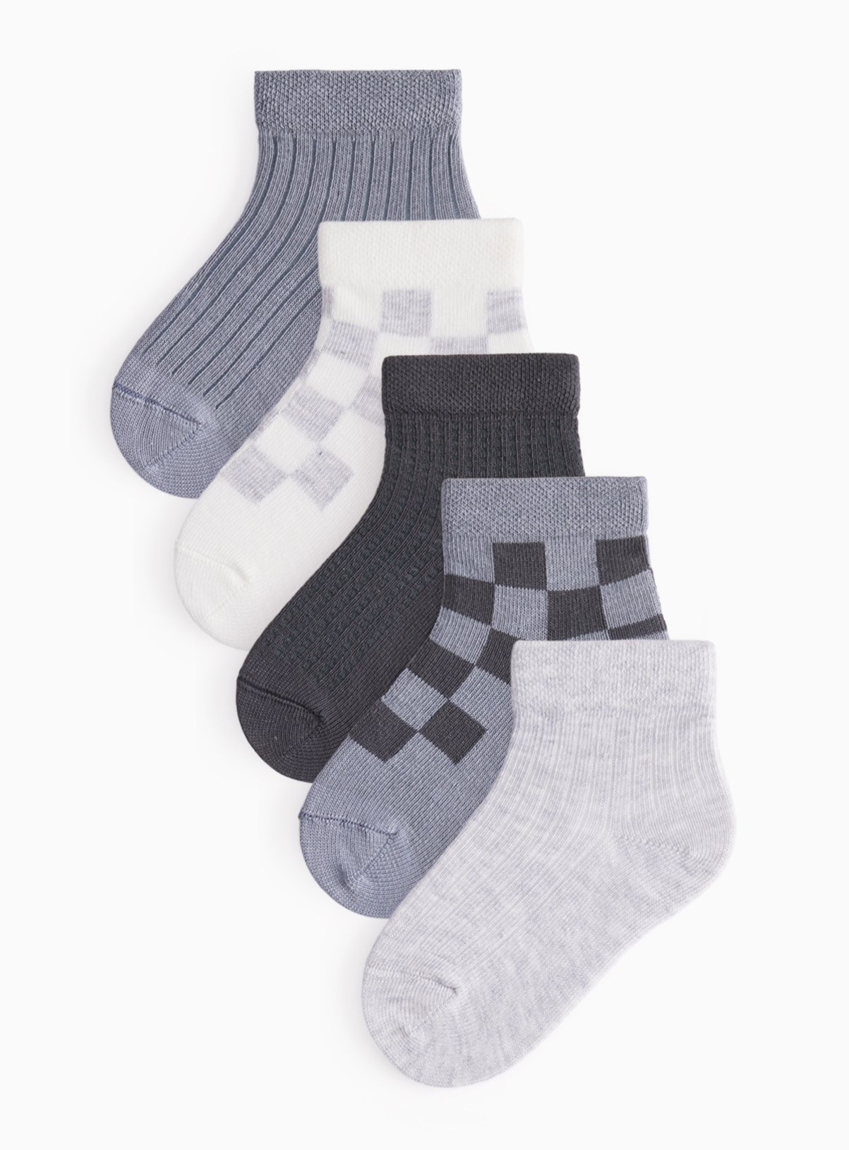 Ankle Socks 5 Pack 1-6 months - Image 1 thumbnail